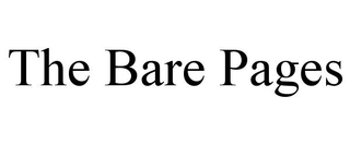 THE BARE PAGES