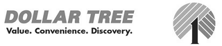 DOLLAR TREE VALUE. CONVENIENCE. DISCOVERY. 1