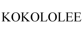 KOKOLOLEE