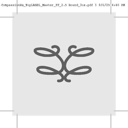 TWO BACK-TO-BACK HIGHLY STYLIZED "C"S