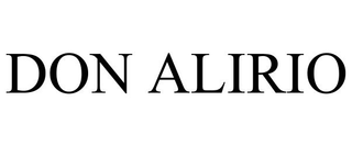 DON ALIRIO