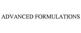 ADVANCED FORMULATIONS