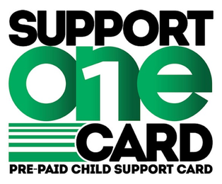 SUPPORT ONE CARD PRE-PAID CHILD SUPPORT CARD