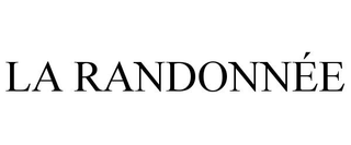LA RANDONNÃE