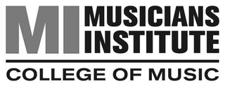 MI MUSICIANS INSTITUTE COLLEGE OF MUSIC