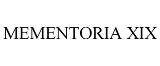 MEMENTORIA XIX
