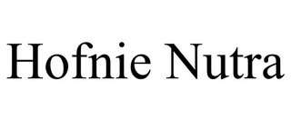 HOFNIE NUTRA