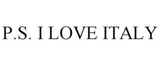 P.S. I LOVE ITALY