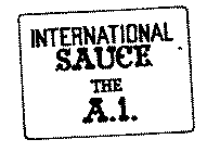THE A1 INTERNATIONAL SAUCE