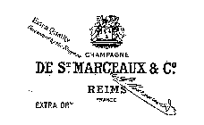 EXTRA QUALITY CHAMPAGNE DE ST. MARCEAUX & CO. REIMS FRANCE EXTRA DRY GUARANTEED BY THE SHIPPERS