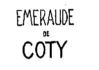 EMERAUDE DE COTY