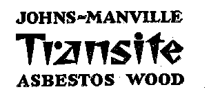 JOHNS-MANVILLE TRANSITE ASBESTOS WOOD
