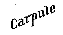 CARPULE