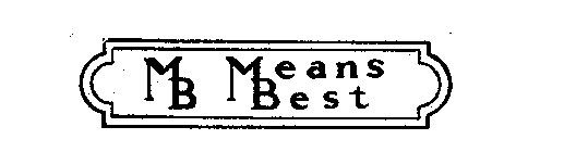 MB MEANS BEST