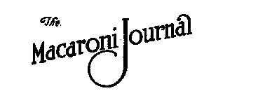 THE MACARONI JOURNAL