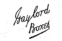 GAYLORD BOXES