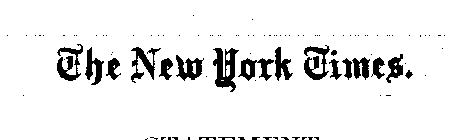THE NEW YORK TIMES.