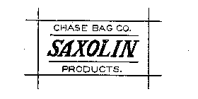 SAXOLIN CHASE BAG CO. PRODUCTS.