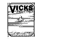 VICKS VAPO RUB VICK CHEMICAL COMPANY