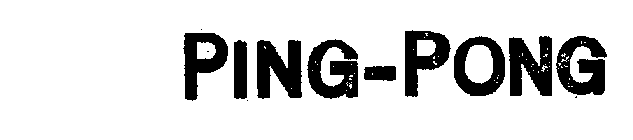 PING-PONG
