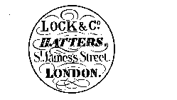 LOCK & CO. HATTERS. ST. JAMES'S STREET.LONDON.
