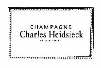CHARLES HEIDSIECK CHAMPAGNE REIMS FINESTEXTRA QUALITY VINTAGE 1923 CHARLES HEIDSIECK REIMS FINEST EXTRA QTY. EXTRA DRY BY APPOINTMENT TO H.M. KING GEORGE V 1923 VINTAGE