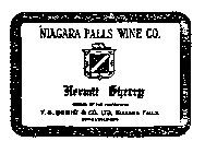 HERMIT SHERRY NIAGARA FALLS WINE CO. T.G. BRIGHT & CO. LTD NIAGARA FALLS ESTABLISHED 1874 BOTTLED BY THE PROPRIETORS