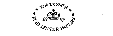 EATON'S FINE LETTER PAPERS 1893