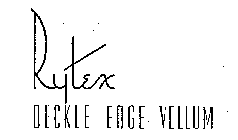 RYTEX DECKLE EDGE VELLUM