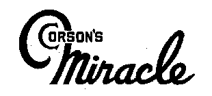 CORSON'S MIRACLE