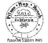 PILSEN HOP RANCH CALIFORNIA PILSEN TYPE SEEDLESS HOPS