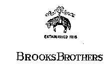 BROOKS BROTHERS ESTABLISHED 1818.