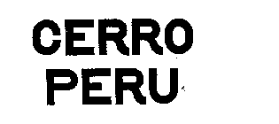CERRO PERU
