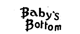 BABY'S BOTTOM