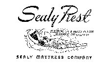 SEALY REST SLEEPING ON A SEALY IS LIKE SLEEPING ON A CLOUD SEALY MATTRESS COMPANY