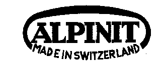 ALPINIT MADE IN SWITZERLAND