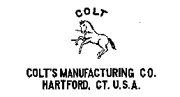 COLT COLT'S MANUFACTURING CO. HARTFORD, CT. U.S.A.