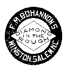 F. M. BOHANNON'S DIAMOND IN THE ROUGH WINSTON, SALEM N.C.