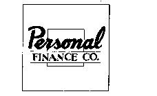 PERSONAL FINANCE CO.