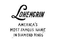 LOHENGRIN AMERICA'S MOST FAMOUS NAME IN DIAMOND RINGS