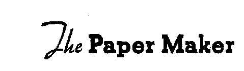 THE PAPER MAKER