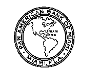 PAN AMERICAN BANK OF MIAMI MIAMI, FLA.