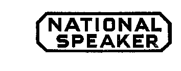 NATIONAL SPEAKER
