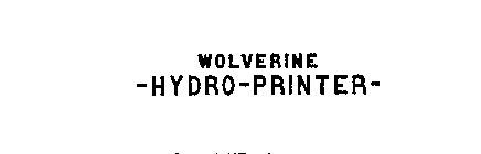 WOLVERINE HYDRO-PRINTER