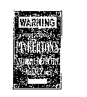 WARNING PROTECTED BY PINKERTON'S NATIONAL DETECTIVE AGENCY, INC.