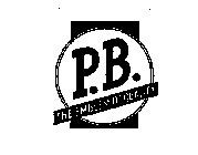 P.B. THE EMBLEM OF QUALITY