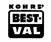 KOHRS' BEST-VAL
