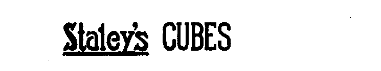 STALEY'S CUBES