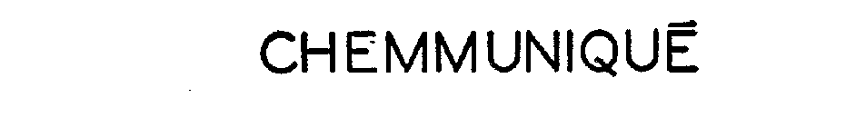 CHEMMUNIQUE