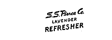 SS PIERCE CO. LAVENDER REFRESHER